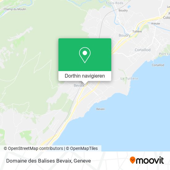 Domaine des Balises Bevaix Karte