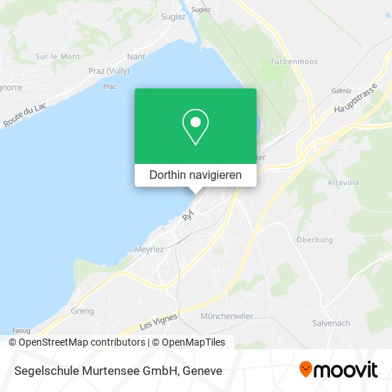 Segelschule Murtensee GmbH Karte
