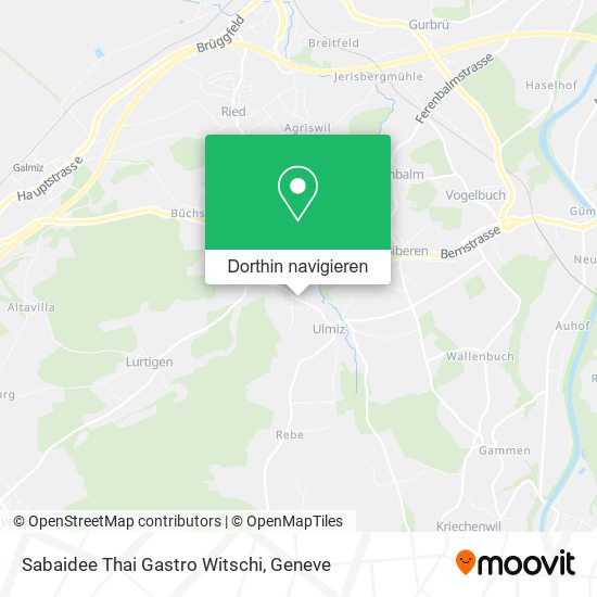 Sabaidee Thai Gastro Witschi Karte