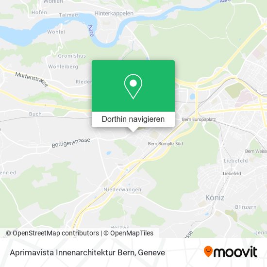 Aprimavista Innenarchitektur Bern Karte