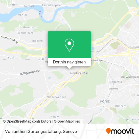 Vonlanthen Gartengestaltung Karte