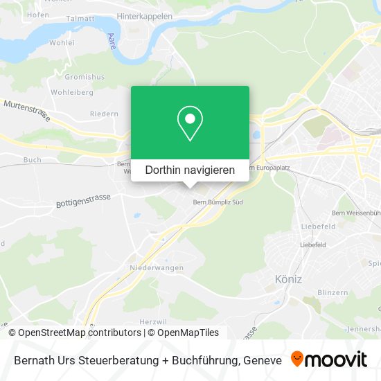 Bernath Urs Steuerberatung + Buchführung Karte
