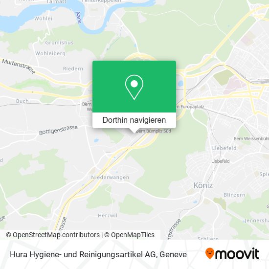 Hura Hygiene- und Reinigungsartikel AG Karte