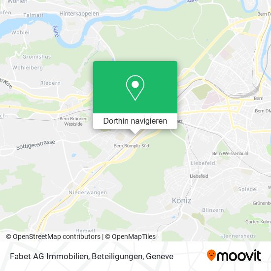 Fabet AG Immobilien, Beteiligungen Karte