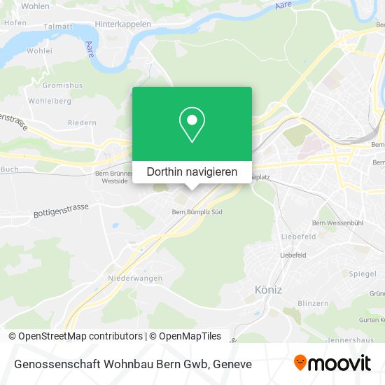 Genossenschaft Wohnbau Bern Gwb Karte