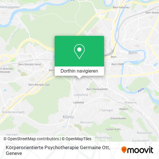 Körperorientierte Psychotherapie Germaine Ott Karte