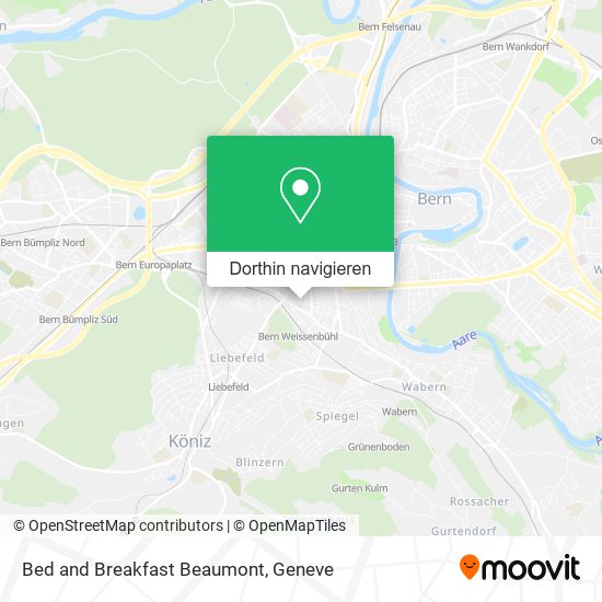 Bed and Breakfast Beaumont Karte
