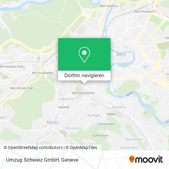 Umzug Schweiz GmbH Karte