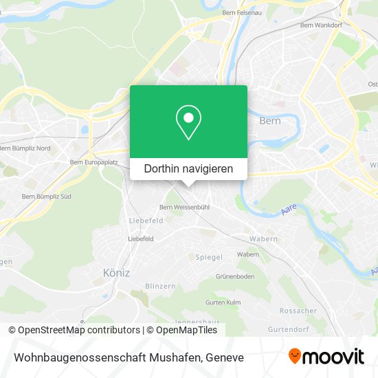 Wohnbaugenossenschaft Mushafen Karte