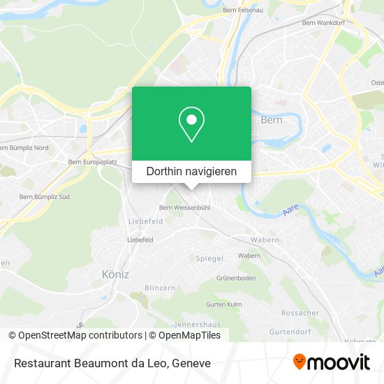 Restaurant Beaumont da Leo Karte