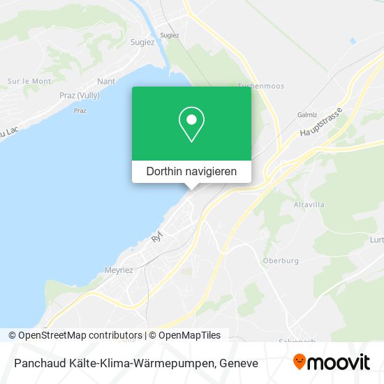 Panchaud Kälte-Klima-Wärmepumpen Karte