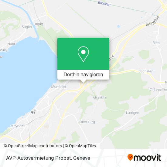 AVP-Autovermietung Probst Karte