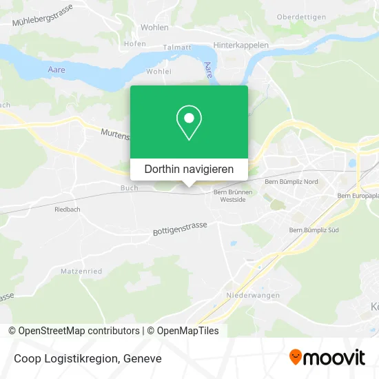 Coop Logistikregion Karte