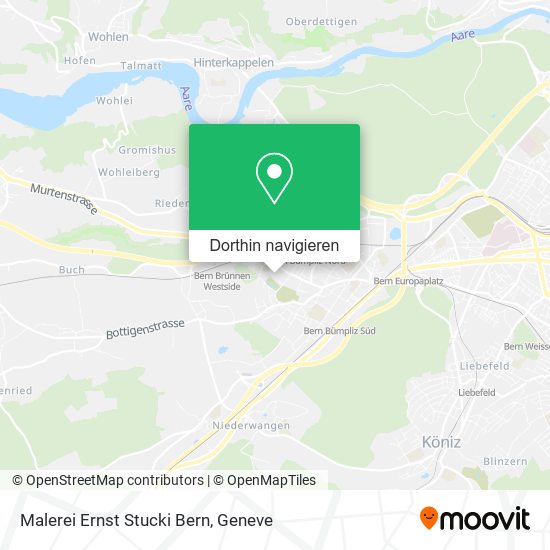 Malerei Ernst Stucki Bern Karte
