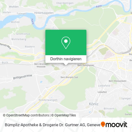 Bümpliz-Apotheke & Drogerie Dr. Gurtner AG Karte