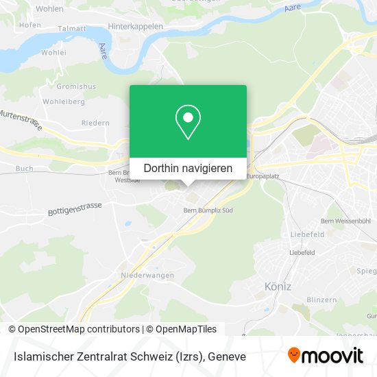 Islamischer Zentralrat Schweiz (Izrs) Karte