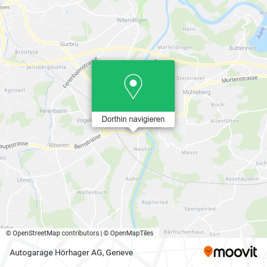 Autogarage Hörhager AG Karte