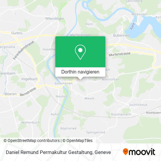 Daniel Remund Permakultur Gestaltung Karte
