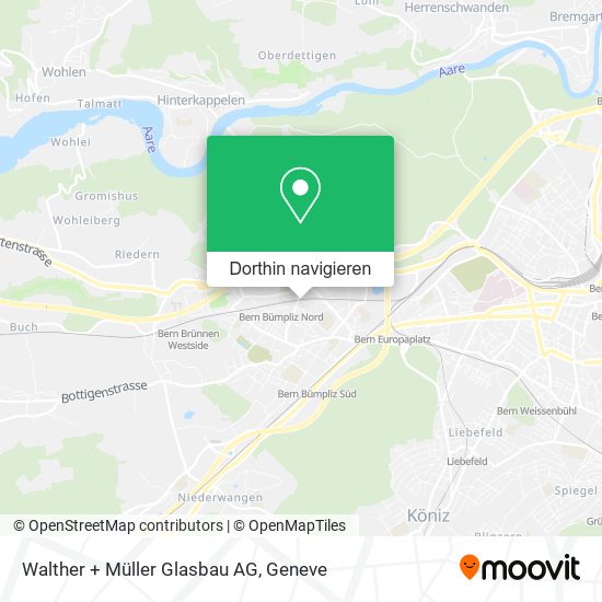 Walther + Müller Glasbau AG Karte