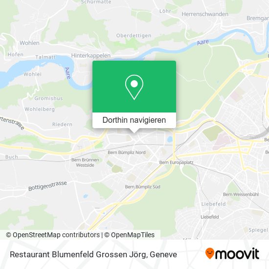 Restaurant Blumenfeld Grossen Jörg Karte