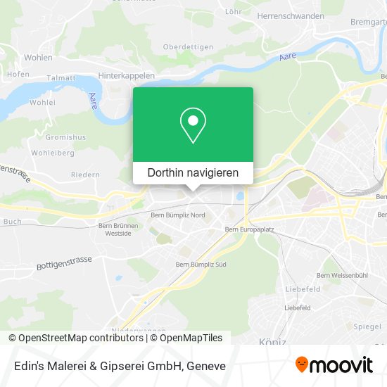 Edin's Malerei & Gipserei GmbH Karte