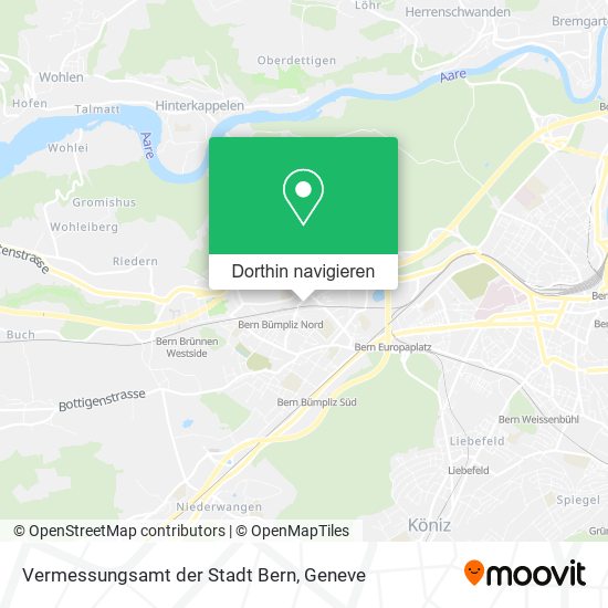 Vermessungsamt der Stadt Bern Karte