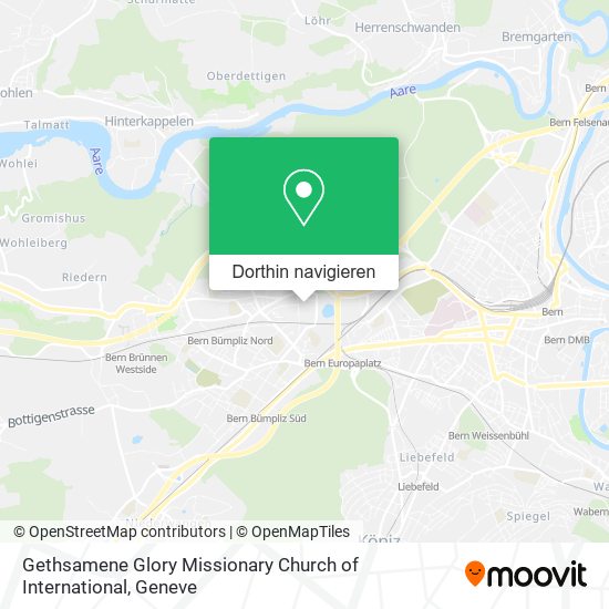 Gethsamene Glory Missionary Church of International Karte