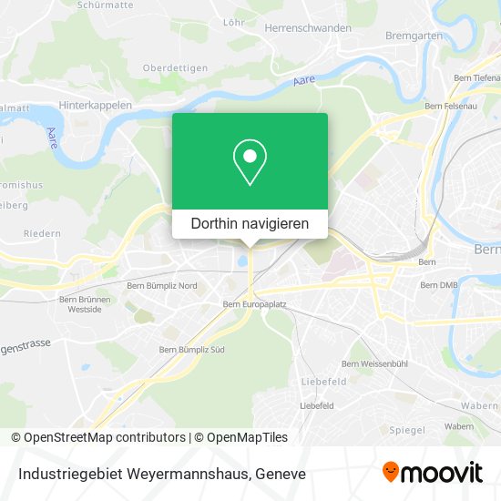 Industriegebiet Weyermannshaus Karte