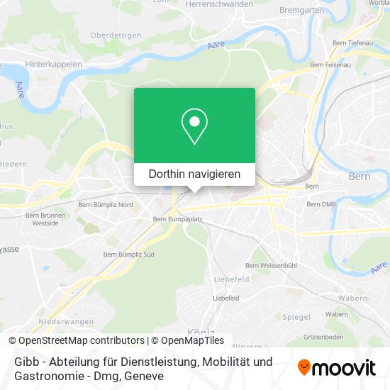 Gibb - Abteilung für Dienstleistung, Mobilität und Gastronomie - Dmg Karte