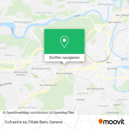 Cofrastra sa, Filiale Bern Karte