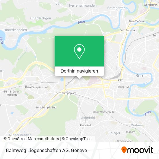 Balmweg Liegenschaften AG Karte