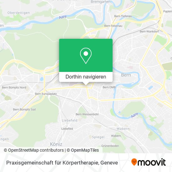 Praxisgemeinschaft für Körpertherapie Karte