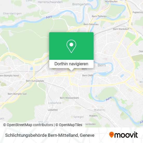 Schlichtungsbehörde Bern-Mittelland Karte