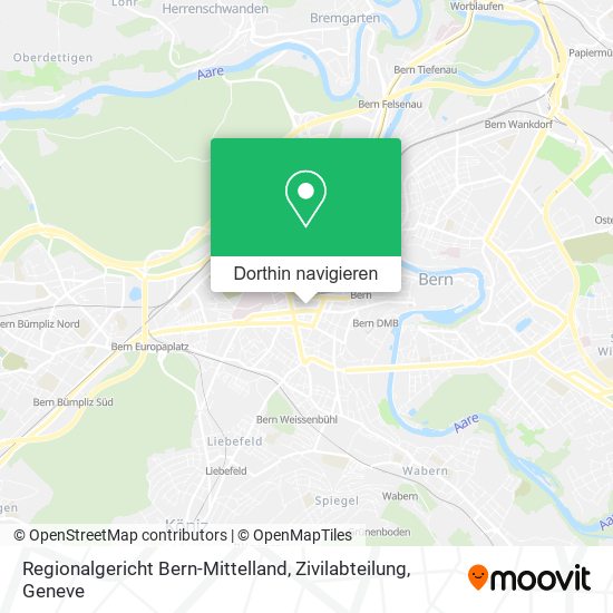 Regionalgericht Bern-Mittelland, Zivilabteilung Karte