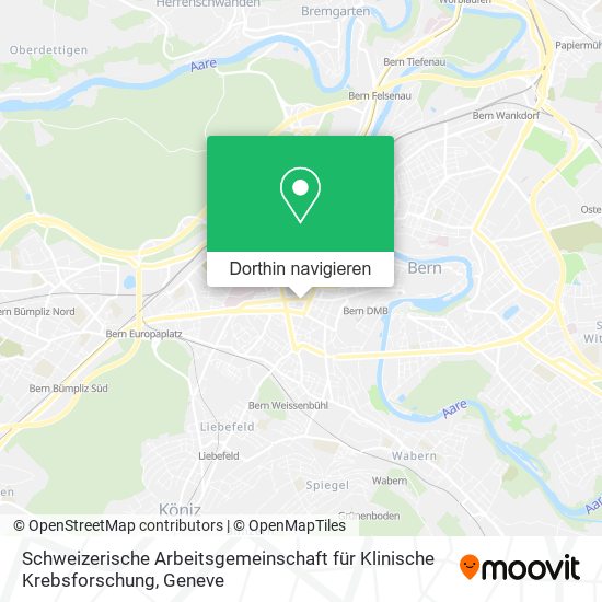 Schweizerische Arbeitsgemeinschaft für Klinische Krebsforschung Karte