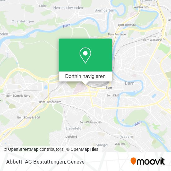 Abbetti AG Bestattungen Karte