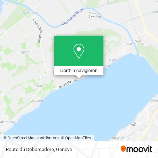 Route du Débarcadère Karte