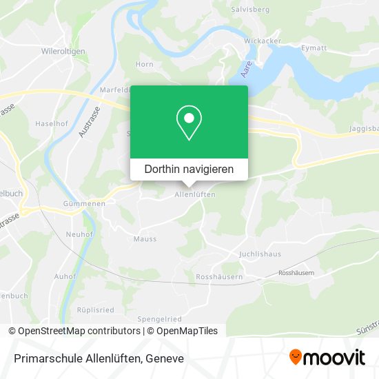 Primarschule Allenlüften Karte