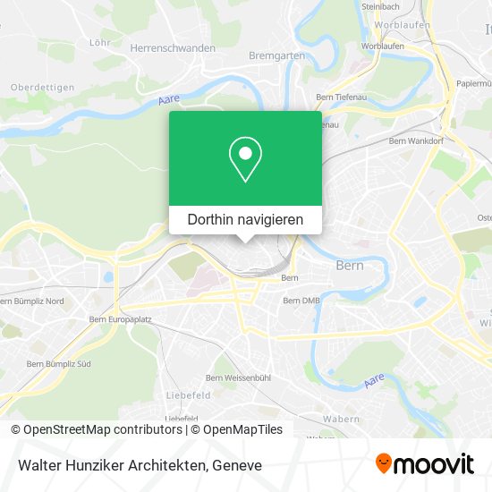 Walter Hunziker Architekten Karte