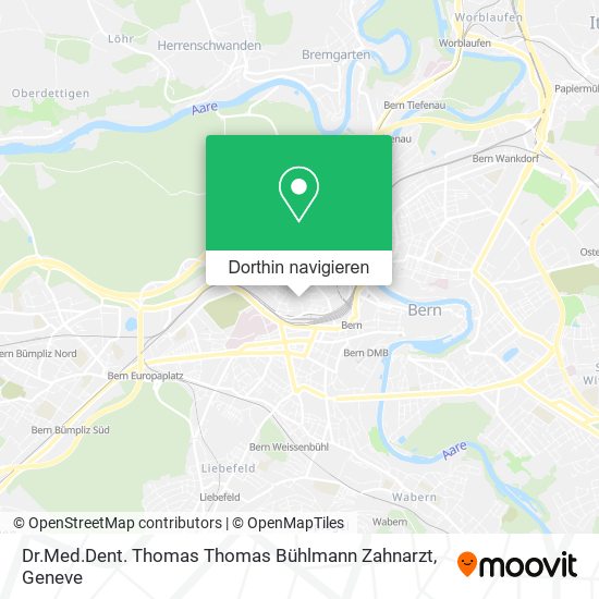 Dr.Med.Dent. Thomas Thomas Bühlmann Zahnarzt Karte
