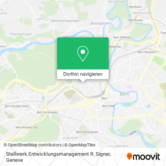 Stellwerk Entwicklungsmanagement R. Signer Karte
