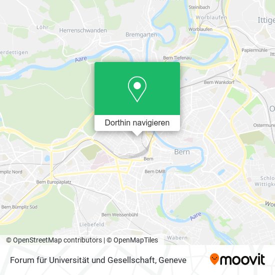 Forum für Universität und Gesellschaft Karte