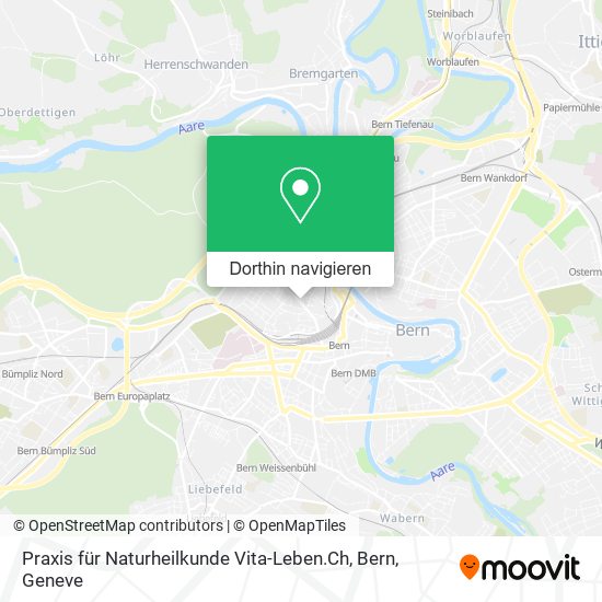 Praxis für Naturheilkunde Vita-Leben.Ch, Bern Karte