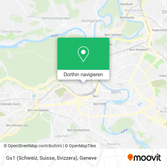 Gs1 (Schweiz, Suisse, Svizzera) Karte