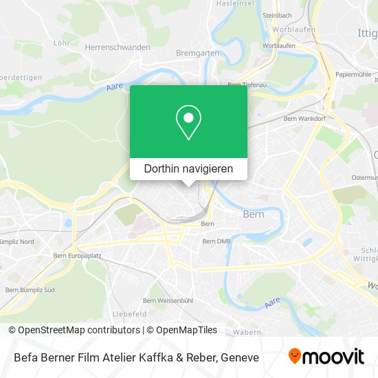 Befa Berner Film Atelier Kaffka & Reber Karte