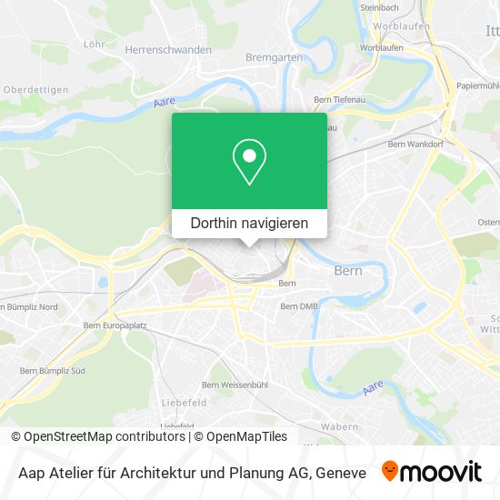 Aap Atelier für Architektur und Planung AG Karte