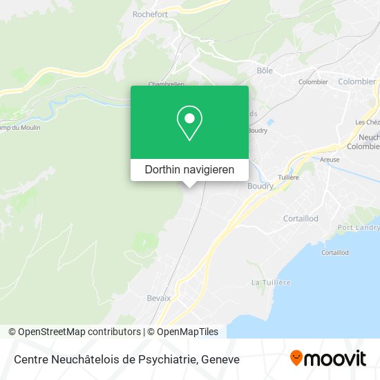 Centre Neuchâtelois de Psychiatrie Karte
