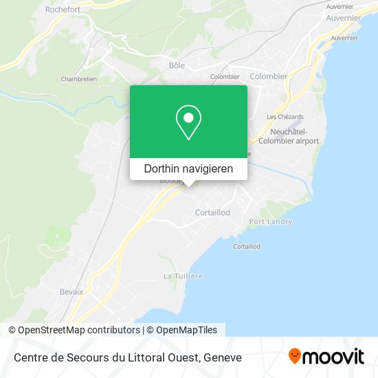 Centre de Secours du Littoral Ouest Karte