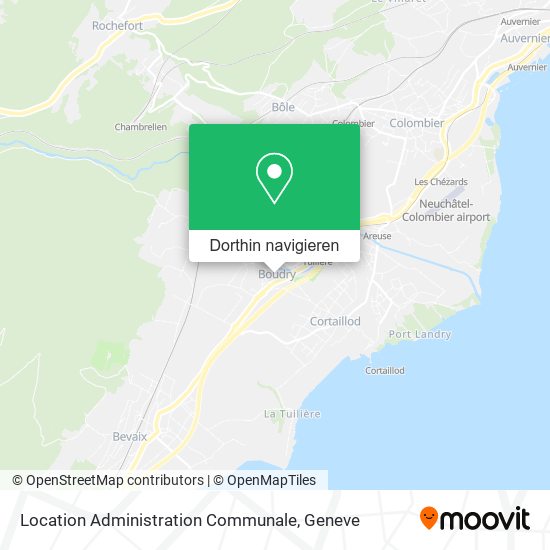 Location Administration Communale Karte