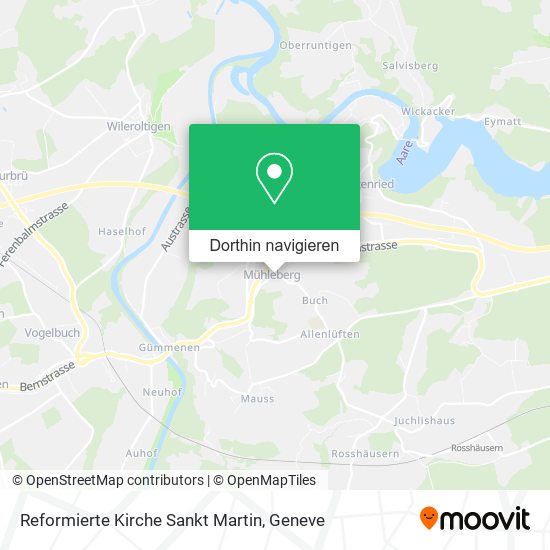 Reformierte Kirche Sankt Martin Karte